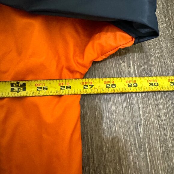 VTG Chicago Bears Windbreaker Jacket Men's Large Blue NFL On Field Reebok Y2K - Picture 11 of 12